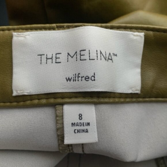 Wilfred Olive Green High-Waisted Pants - Picture 10 of 11